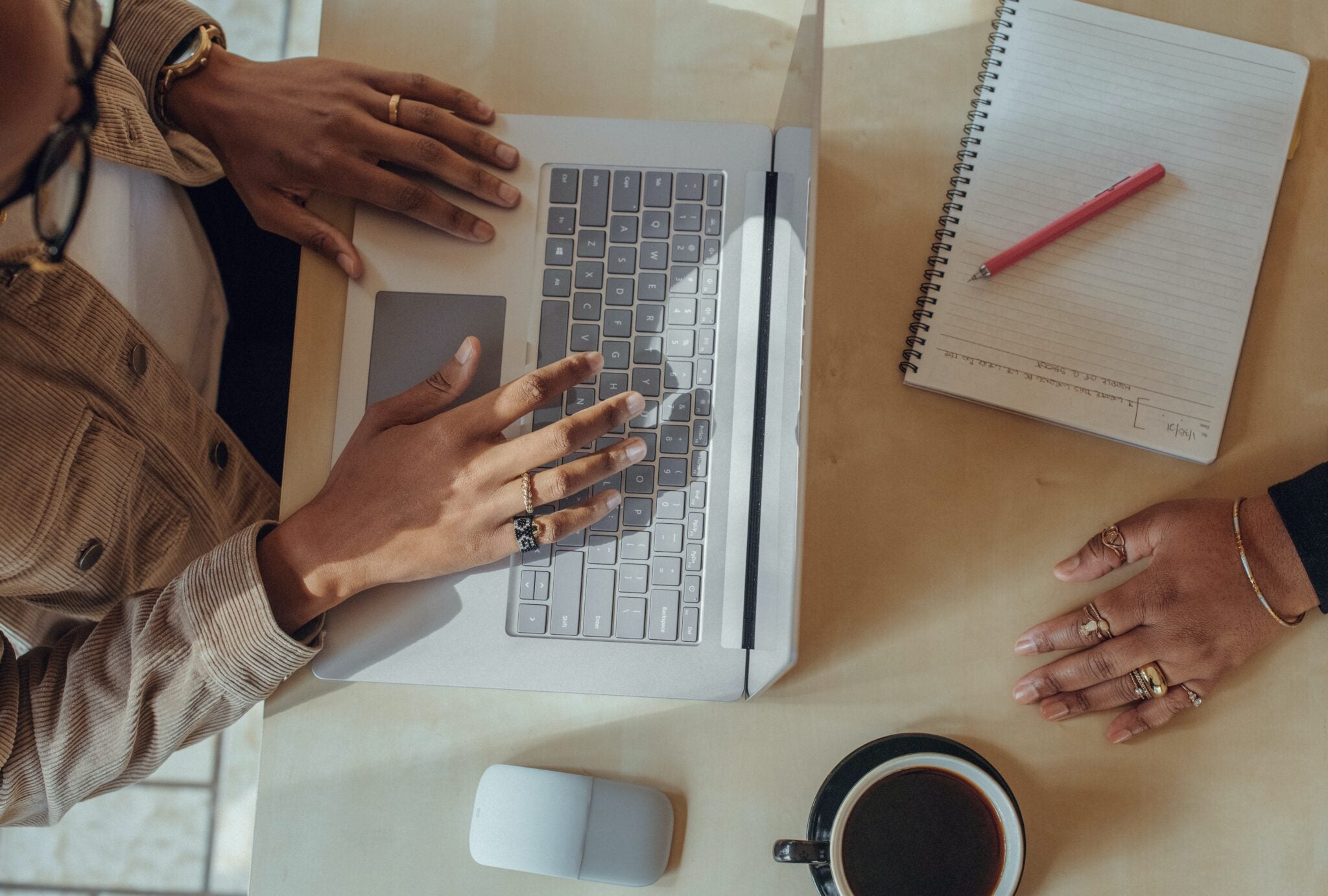 Women working on laptop