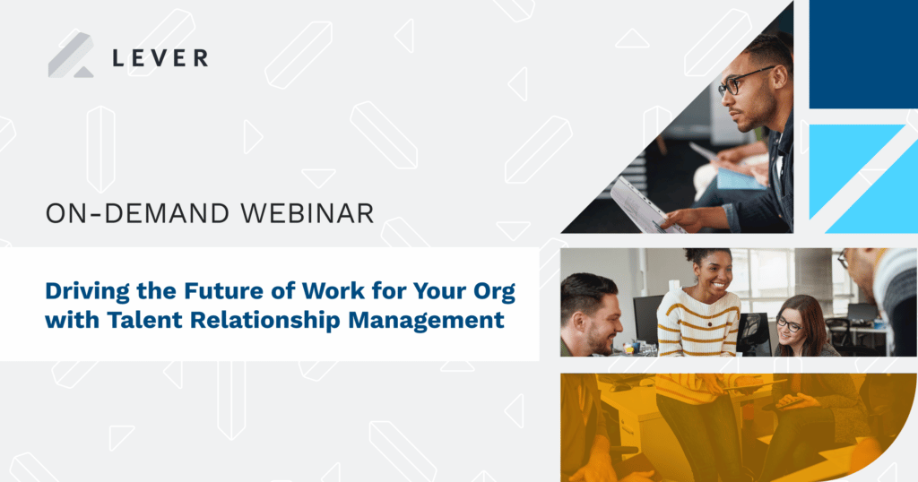 Driving the Future of Work with Talent Relationship Management Banner